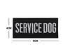 Taifeng 9x 4cm perro de servicio perro de servicio mascota correa collar gancho y bucle tela bordada parche ahora