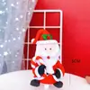 Fabricantes de cartões de bolo de feltro de Natal fornecimento direto Enfeites de rede social muletas Papai Noel decoração festa sobremesa vestido