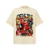 Colección Estrella Campeón del Mundo Stevie Camiseta de Manga Corta Retro Americana Transfronteriza Ropa para Hombre Impresión Digital Directa