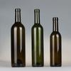 Botella de vino verde oscuro de 500 ml al por mayor, botella de vino tinto marrón de 375 ml, botella ámbar para kombucha, botella de vidrio para vino de frutas