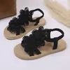Sandalias Casuales Ligeras de Tira Cruzada Tallas Grandes para Mujer Verano 2026 Nuevas Sandalias de Moda Europea y Americana Florales para Vacaciones al Aire Libre para Mujer