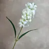 Violetas Roxas Artificiais de Haste Longa com Textura Realista, Adequadas para Exportação, Decorações de Casamento Transfronteiriças, Arranjos Florais Domésticos e Decoração Suave