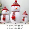 Decoraciones de Navidad Muñeco de Nieve Figura Muñeco Adorno Regalo de Navidad Accesorios para Árbol de Navidad Gorro de Santa Muñeco de Nieve