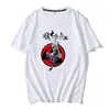 Ropa de verano periférica de anime nueva Naruto Naruto zorrillo Kakashi para hombre y mujer casual Cuello redondo