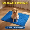 Almohadilla Absorbente para Orina de Mascotas, Lavable a Máquina, Impermeable, Antideslizante, Esterilla de Entrenamiento de Secado Rápido para Gatos y Perros, Almohadilla para Orina, Colchón