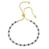 Europa e Estados Unidos cor popular zircônia garra corrente pulseira feminina diamante completo corrente tênis Amazon grego explosões temu atacado