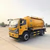 Camión de Limpieza y Succión Real Almacenamiento Independiente de Agua Almacenamiento de Aguas Residuales Bomba de Vacío de Alta Succión Transporte de Aguas Residuales Municipales Dragado de Tuberías Especial