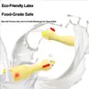 Brinquedo de Galinha Gritante de Látex para Cachorros, Brinquedo Mastigável Durável e Barulhento para Alívio do Tédio