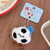 Colgante Decorativo de Peluche Original Tengyi con Forma de Bola Linda para Mochilas de Niñas, Llavero y Juguete de Pareja