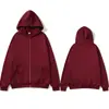 Comércio Exterior Transfronteiriço Moletons com Zíper Masculinos e Femininos Outono e Inverno Veludo Espessado Moda Moletons com Capuz