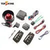 Sistema de alarma universal para coche modelo Sudamericano 12V con control remoto plegable