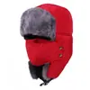 Gorras del Noreste para Hombre al por Mayor, Gorras de Invierno para Ciclismo y Esquí, Gorras Lei Feng Simples de Color Sólido, Mascarillas para Mujer, Gorras para Viento y Nieve