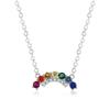 Europeo y Americano Transfronterizo Nuevo Nicho Lujo Ligero Estilo Coreano Plata Esterlina S925 Colorido Collar de Zirconia Femenino Personalizado Creativo Cadena para Clavícula