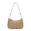 Bolso de Axila Transfronterizo 2026 para Mujer, Bolso Clásico de Media Luna, Bolso de Hombro de Moda de Verano, Bolso de Mano, Bolso Cruzado, Bolso Ligero de Lujo Tipo Dumpling, Patrón de Monograma