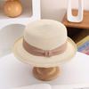 Versión coreana del sombrero de paja rojo de Internet para niños, sombrero de verano rizado, sombrilla, protector solar, viaje, playa, cara pequeña, sombrero de pescador tipo cubeta