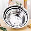 Tazón de acero inoxidable 304, lavabo, tazón para sopa, lavabo doméstico, cantina de fábrica engrosado, tienda de 5 yuanes, tazón grande, tazón grande para verduras, tienda de dos yuanes, sopa