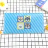Bolsa de Documentos Mini de Dibujos Animados Cierre Broche Esmerilado Engrosada Bolsa para Billetes Japonesa Bolsa de Almacenamiento Bolsa de Documentos para Billetes de PP