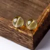 Pulseira de Contas Soltas de Citrino Amarelo Limão Natural 7A para Homens e Mulheres DIY Colar Contas Soltas de Cristal Natural Único