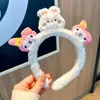 Nueva Diadema de Felpa para Niñas Pequeñas, Accesorio para el Cabello Kuromi, Nuevo Modelo 2026, Pinza para el Cabello para Lavarse la Cara, Accesorio para el Cabello de Bebé