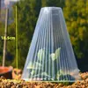 1418 Cobertura de Plástico Transparente para Plantas, Cobertura de Isolamento em Forma de Cone, Cobertura Protetora para Jardinagem, Cobertura de Isolamento e Hidratação para Mudas de Plantio ao Ar Livre