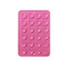 Conjunto de 24 peças de suportes adesivos universais para celular, com ventosas de silicone quadradas, multifuncionais e antiderrapantes, sem necessidade de furos, prontos para uso pelo fabricante.