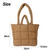 Nuevo bolso de mano de plumas para mujer, bolso de nube de gran capacidad, nueva moda 2024, bolso de hombro portátil de tela de nailon, fácil de combinar.