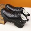 Zapatos de Algodón Nuevos de Invierno Transfronterizos para Hombre, Zapatos Casuales Cálidos Gruesos de Terciopelo Nuevo para Hombre, Zapatos de Cuero de Negocios de Moda al por Mayor