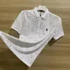 Polo de solapa simple y elegante de alta gama marca de moda para hombre ins verano líder camiseta top de manga corta para hombre ropa