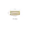 Hebilla de nueve palabras 9 botones hebilla metálica ajustable accesorios fábrica de origen hebilla japonesa aleación de zinc ropa interior botones traseros para ropa