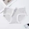 Roupa íntima de algodão puro para meninas, cintura média, 10A antibacteriana, entrepernas estendido, algodão para bebês Classe A, Roupa íntima plus size feminina