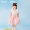 BalaoneBalabala Ropa Infantil para Niños Vestido de Princesa para Niños Niñas 2026 Verano Nuevo Estilo Lindo Osito