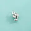Accesorio de plata pura S990 versión ligera colgante de pez koi pulsera de cristal perla jade con cuentas DIY colgante de carpa