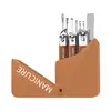 Novo Conjunto de Cortadores de Unha de Aço Inoxidável Estojo Rotativo Portátil Cortadores de Unha Anti-Salpicos Cortadores de Manicure Tesouras de Unha Cinza