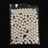 Material DIY artesanal acessórios de contas soltas pérola de imitação ABS contas soltas Jin inteiras contas redondas de furo duplo 4-20mm
