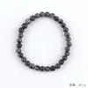 Moda europea y americana simple pulsera de ágata de cristal lujo ligero alto sentido pulsera tejida a mano con cuentas joyería mujeres al por mayor