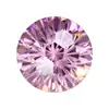 Gemas Huagang: Diamantes de Alto Carbono de Corte Redondo Coloridos de Fuegos Artificiales, Exclusivamente para Transmisiones en Vivo, Pendientes de Acero de Titanio, Piedras Principales para Joyería DIY