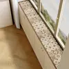 Tapete de Parapeito de Janela de Terra de Diatomáceas, Protetor Estreito para Parapeito de Janela, Tapete de Janela Absorvente de Água Antiderrapante