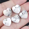 Colgante Corazón Facetado de Ágata de Cristal y Jade de 13 mm Material para Joyería DIY de Collares, Pulseras, Pendientes Accesorios Venta al por Mayor