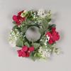 Hongyu Primavera e Verão Simulação Flor Hortênsia Decorativo Castiçal Guirlanda Estilo Europeu Restaurante Transfronteiriço Mesa Vela Anel Ornamentos