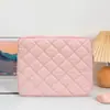 Nova Bolsa para Computador Acolchoada Estilo Coreano com Padrão de Coração, Bolsa para Armazenamento de Tablet, Capa Interna para iPad de 11/13 polegadas, Transfronteiriça
