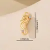 Material de accesorios de joyería semiacabados metal incrustado circonita animal marino colgante diy collar pulsera aretes colgante