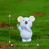 Koala Casual Animal Micro Paisaje Resina Koala Adornos de Dibujos Animados Artificiales Creativos DIY Accesorios de Regalo Decorativos