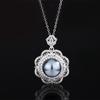 2024 Nuevo estilo Zhuang Sheng joyería base de cobre Chapado en perla Moda retro Traje de flor 14mm