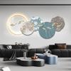 Lámpara de Pantalla LED de Acrílico Jiuyu Jucai Jiuyu Lotus Rhyme Lámpara Colgante para Sala de Estar Pintura de Fondo Sentido de Atmósfera Sentido Avanzado Colgante