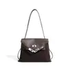 2026 Nueva Moda Retro Bolso Kelly de Cuero Mate Bolso de Piel Genuina Moda para Mujer Bolso Versátil de Hombro Cruzado