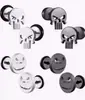Popular Set de Pendientes de Acero Inoxidable Set de Gama Alta de Nicho Pendientes Negros de Mancuerna Personalizados para Hombre Amazon