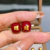 Pulseiras de raiz de Bodhi caracteres esculpidos Wangwang contas espalhadas pulseiras diy presentes de bênção acessórios de Bodhi acessórios atacado