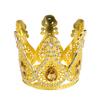 Nuevo Adorno para el Cabello de Aleación con Pedrería Corona Flor de Cumpleaños Adornos de Comercio Exterior Transfronterizo Originales Adorno para el Cabello Simple Europeo y Americano