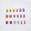Celebridade da Internet Resina Desenho Animado Acessórios para Unhas Fofo Estéreo Pikachu Tigrão Acessórios de Unha Usáveis Acessórios de Unha
