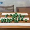 Contas Pequenas de Monstro Turquesa Magnesita para Artesanato, Contas Soltas, Contas Redondas, Acessórios para Pulseiras, Materiais 420